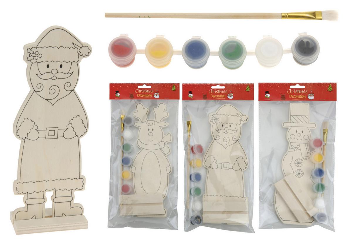 Kifesthető Figura Santa - (27/13/0,2cm)
