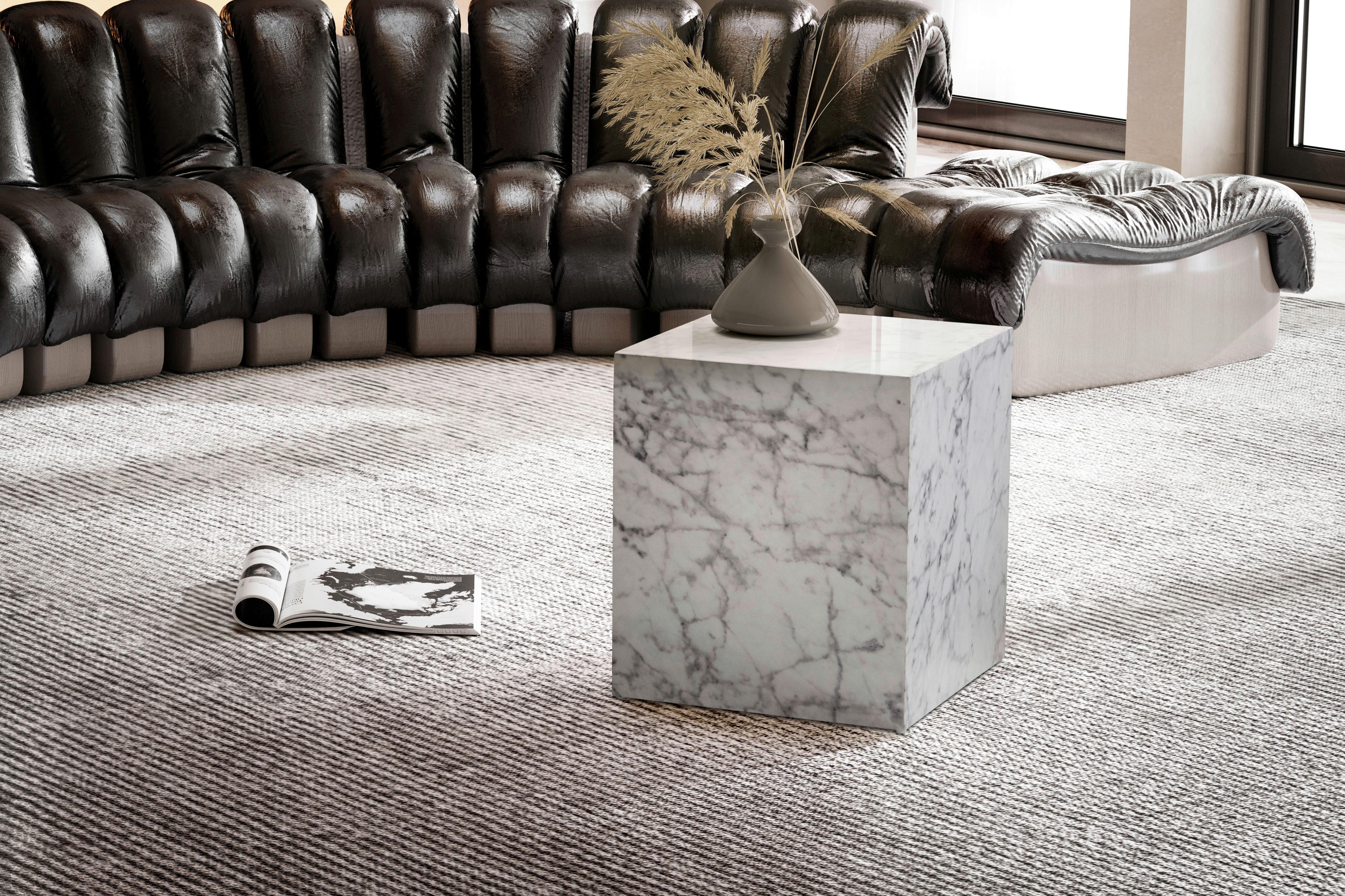Klubska Miza Monobloc Wl6.855 - bela/visoki sijaj, Trendi, leseni material (40/40/45cm) - Livetastic