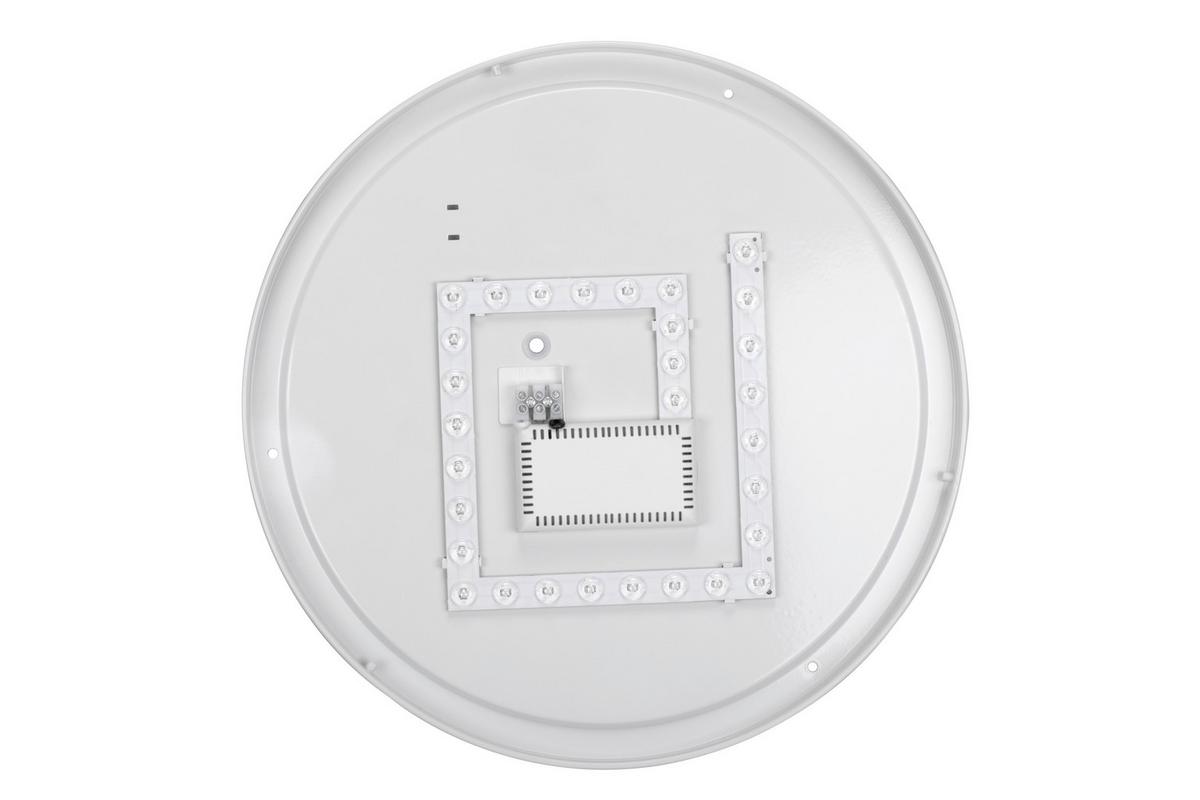 Plafonieră cu LED Jom - alb/auriu, Konventionell, plastic/metal (40cm) - Modern Living