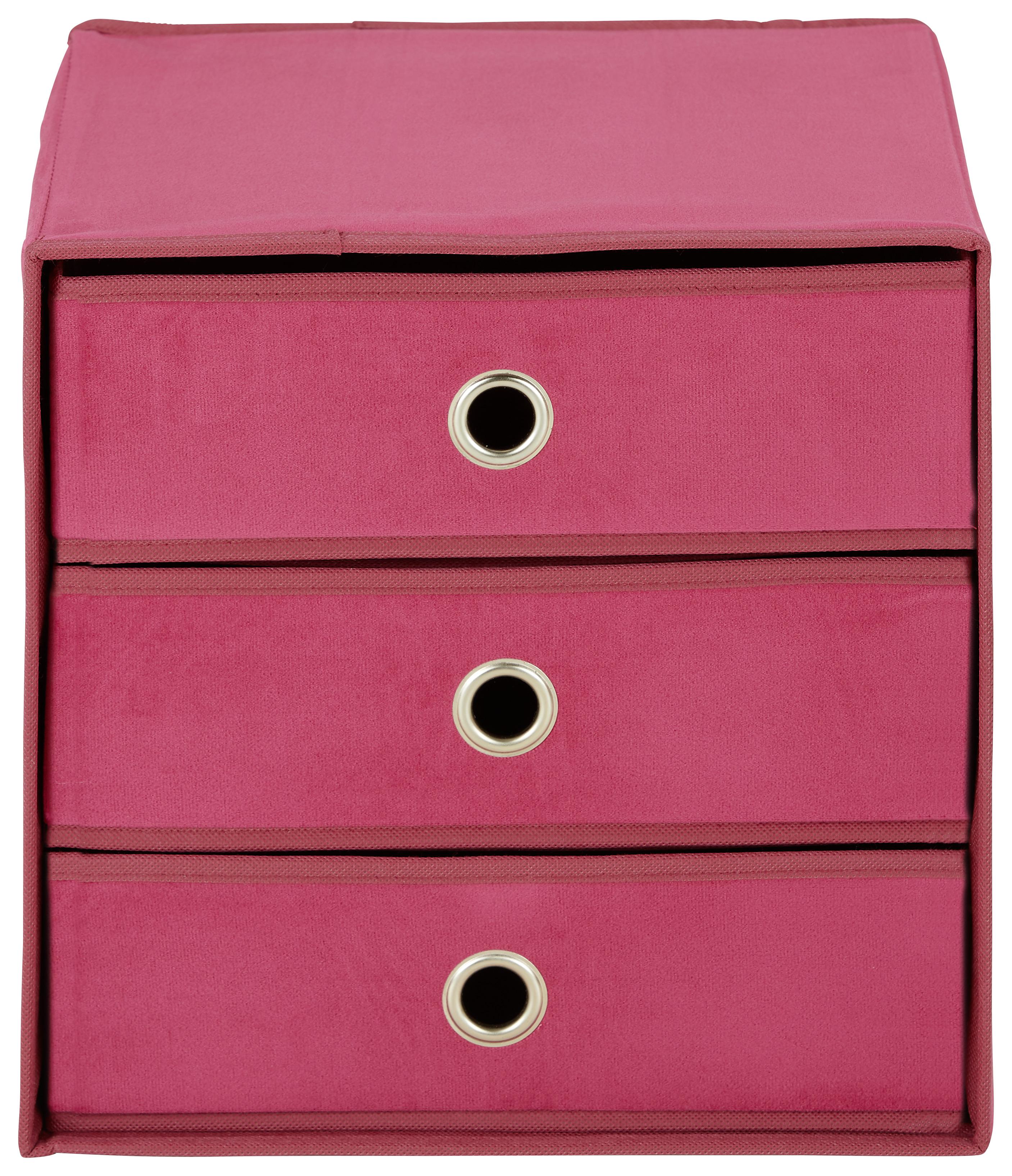 Predalnik Mona -Sb- - sivoroza, kovina/karton (32/31,5/32cm) - Modern Living