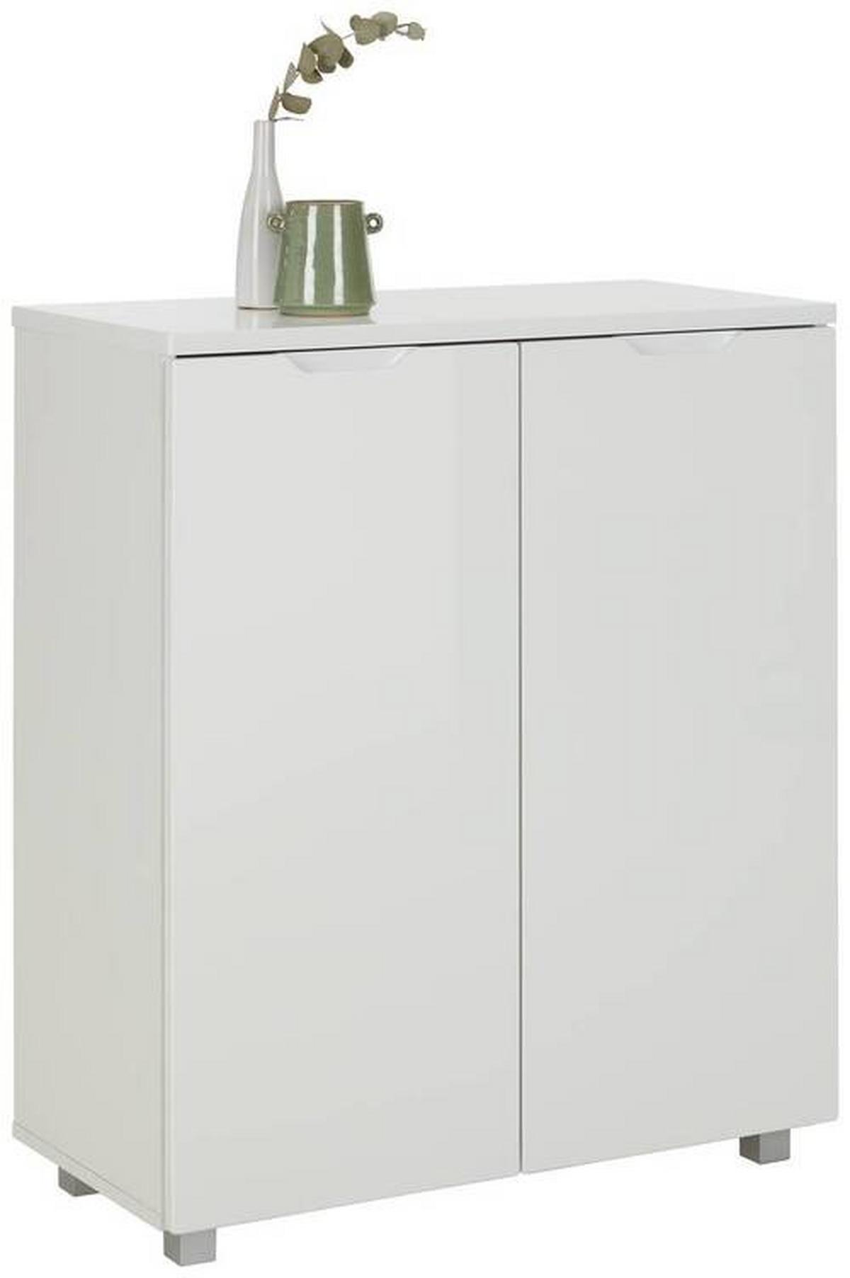 Komód Roy - fehér, Modern, faalapú anyag (80/90/38cm) - Mömax