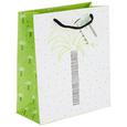 Geschenktasche Jana Bunt - Goldfarben/Schwarz, Papier (18/21/8cm)