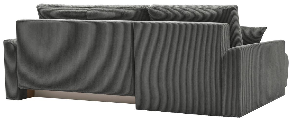 Coltar Kim - gri închis, Modern, lemn (233/146cm) - Modern Living