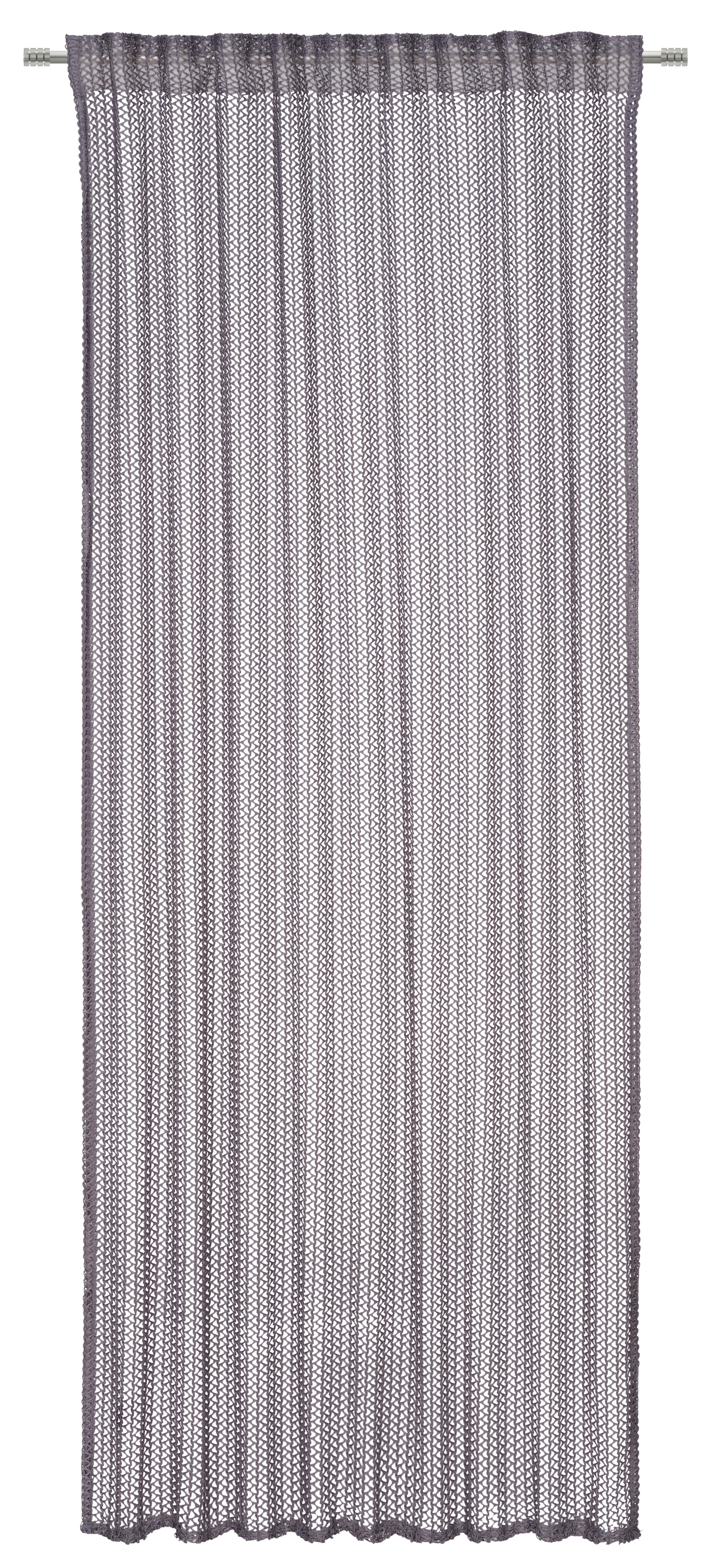 ZASŁONA GOTOWA MIRAJ DIETER KNOLL - antracytowy, Design, tkanina (140/260cm) - Dieter Knoll