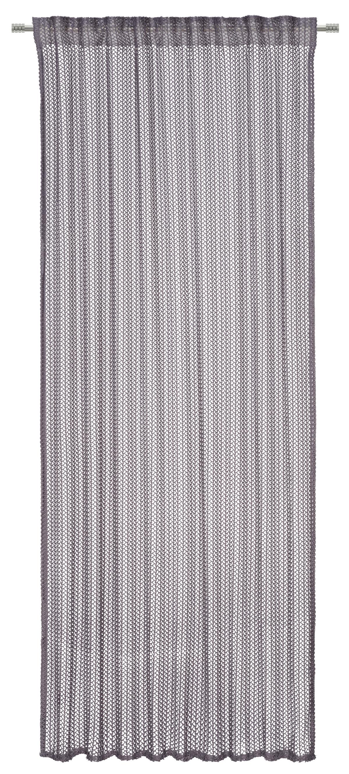 ZASŁONA GOTOWA MIRAJ DIETER KNOLL - antracytowy, Design, tkanina (140/260cm) - Dieter Knoll