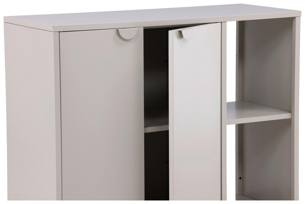 SIDEBOARD PIRING - Beige, Design, Metall (110/100/42cm) - Livetastic