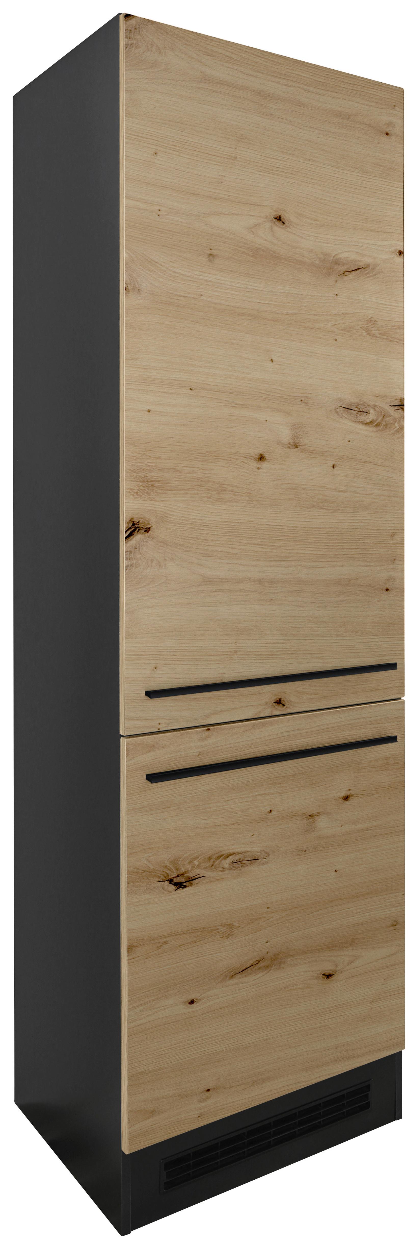 SZAFKA DO ZABUDOWY SPRZĘTU JAZZ 8 - antracytowy/czarny, Lifestyle, materiał drewnopochodny/tworzywo sztuczne (60/211/57cm) - MID.YOU