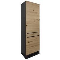 SZAFKA DO ZABUDOWY SPRZĘTU JAZZ 8 - antracytowy/czarny, Lifestyle, materiał drewnopochodny/tworzywo sztuczne (60/211/57cm) - MID.YOU