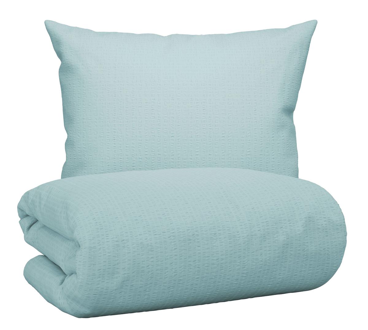 Ágyneműhuzat-garnitúra Gisi - világoskék, Konventionell, textil (140/200cm) - Modern Living