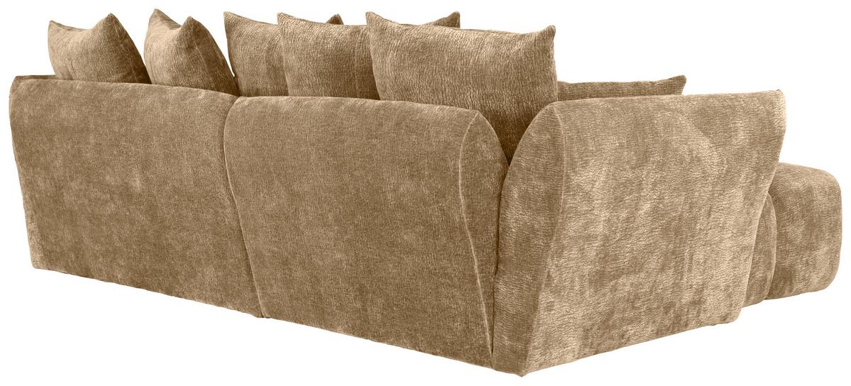 Kutna Garnitura Cammellio - svijetlo smeđa/crna, Moderno, tekstil (296/75-95/189cm) - Mömax