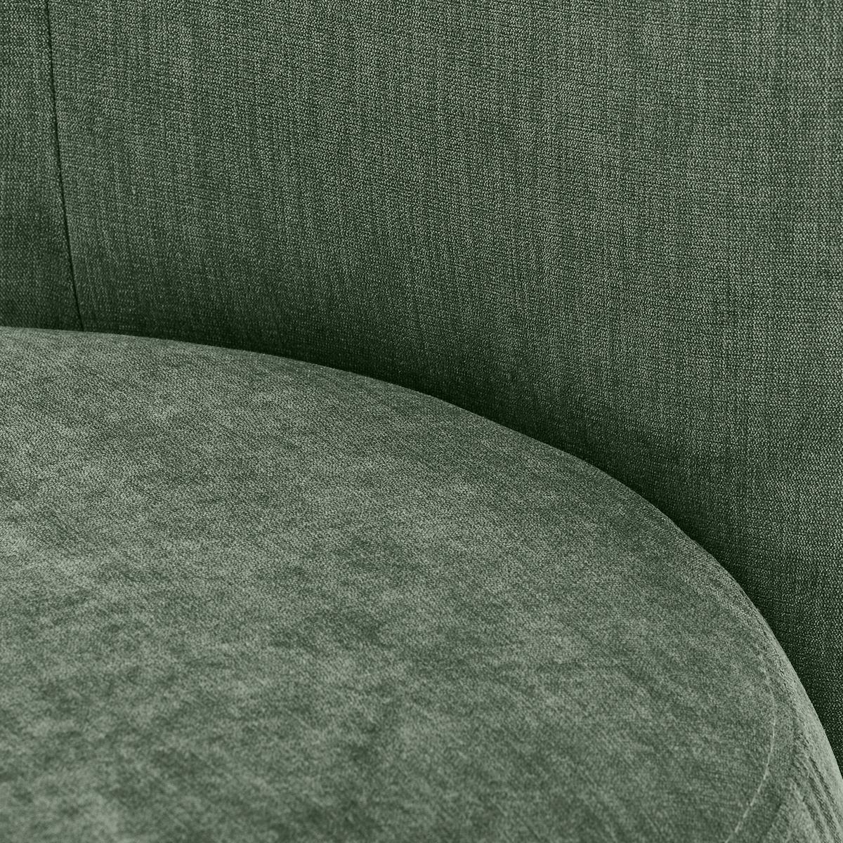 Cocktailsessel Boli Dunkelgrün - Dunkelgrün/Schwarz, Design, Textil/Metall (92/80/84cm) - Livetastic