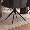 STOL MED ARMSTÖD NALANI - mörkgrå, Modern, metall/textil (58/90/65,5cm) - Bessagi Home