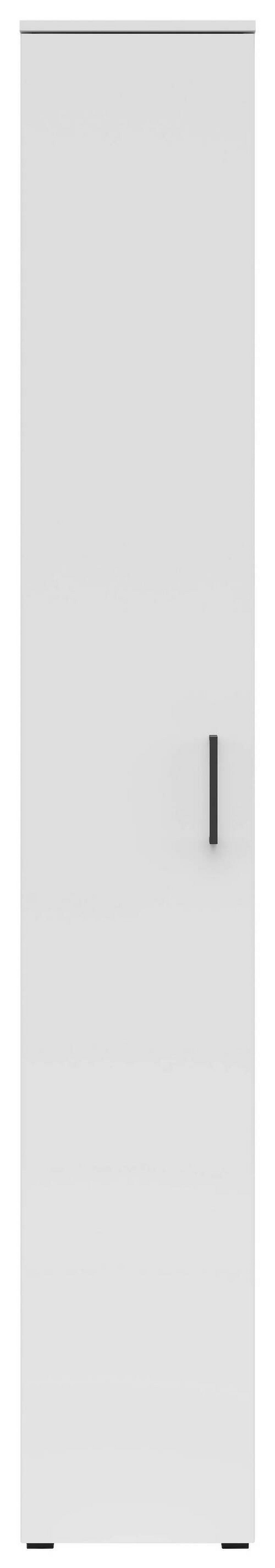 Szekrény Multistauraum - fekete/fehér, Modern, műanyag/faalapú anyag (30/195/40cm) - Carryhome