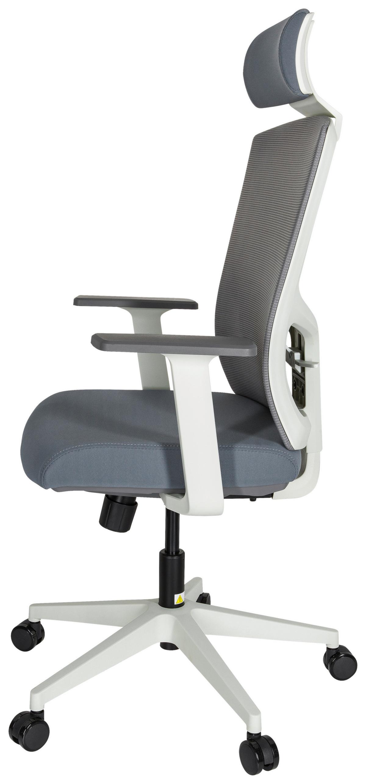 Pisarniški Stol Captivo Base W, Siva - siva/bela, Moderno, umetna masa/tekstil (70/135/58cm) - MID.YOU