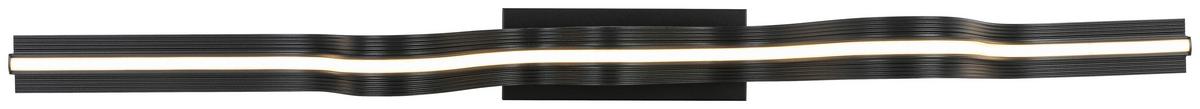 LAMPA SUFITOWA BEATRIX - czarny, Trend, tworzywo sztuczne/metal (100/8/20,5cm) - Collett's Monde