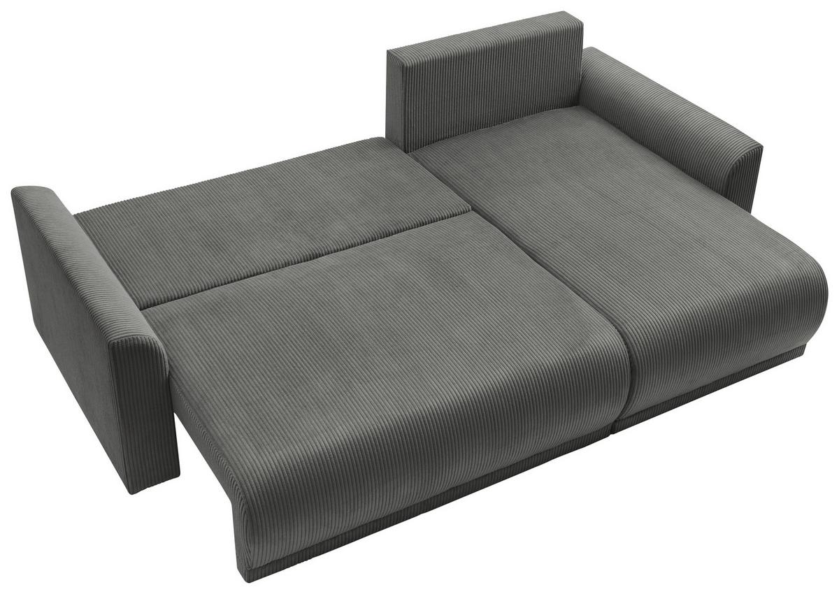 Coltar Kim - gri închis, Modern, lemn (233/146cm) - Modern Living