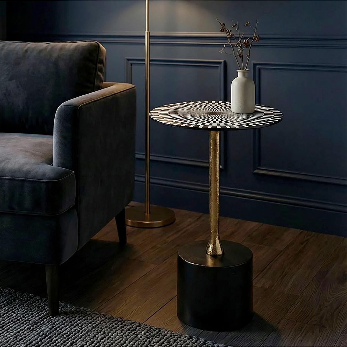 BEISTELLTISCH WL7.496 - Multicolor, Design, Metall (30/49/30cm) - Livetastic