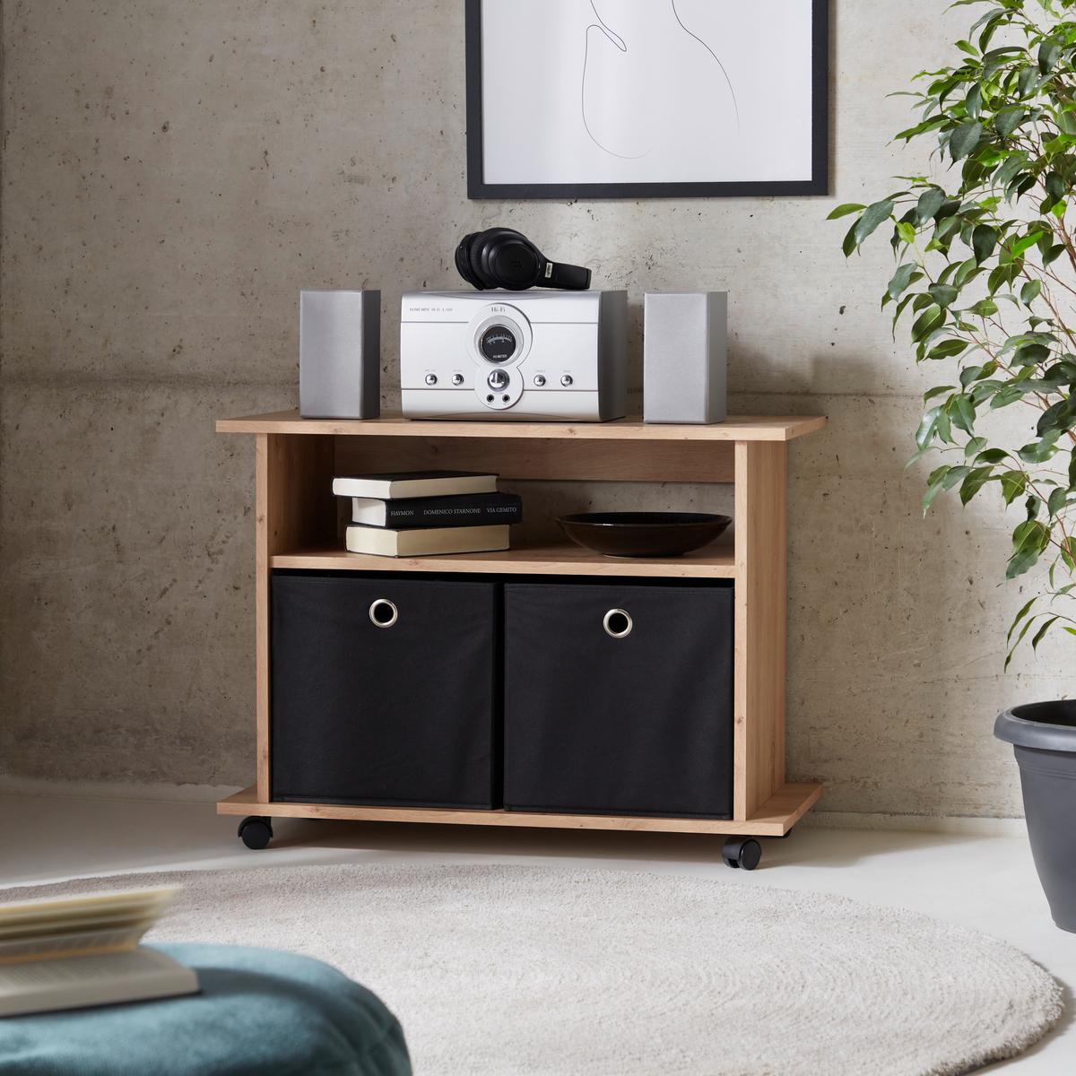 Măsuță TV MX 182 - stejar Artisan, Modern, material pe bază de lemn (80/60,1/38cm) - Modern Living