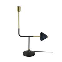 Tischleuchte Tischlampe Casey 287 - Goldfarben/Schwarz, Trend, Metall (36/15/29cm) - Kayoom