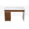 Schreibtisch Weiß Holzoptik - Weiß, MODERN, Holzwerkstoff (120/78/50cm) - MÖMAX modern living