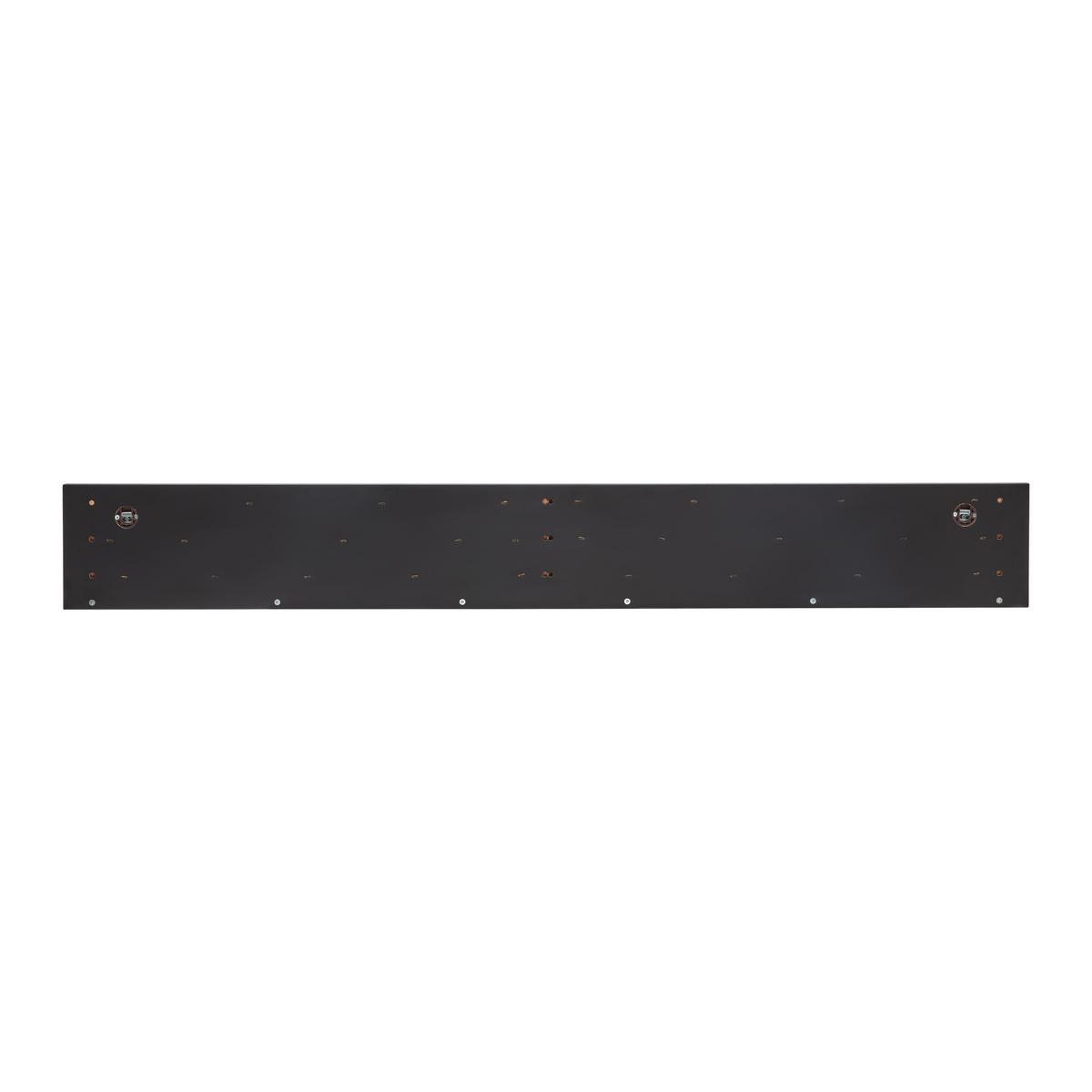 Wandboard Carreto in Schwarz/Eichefarben - Eichefarben/Schwarz, MODERN, Holzwerkstoff (150/20/20cm) - Premium Living