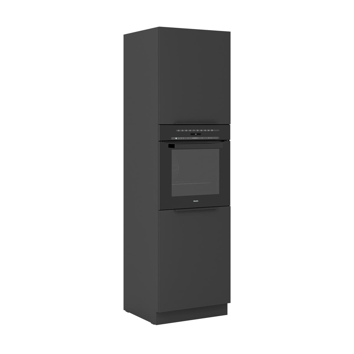 Element Za Ugradni Šporet Siena - crna, Moderno, metal/pločasti materijal (60/210/57cm) - Modern Living
