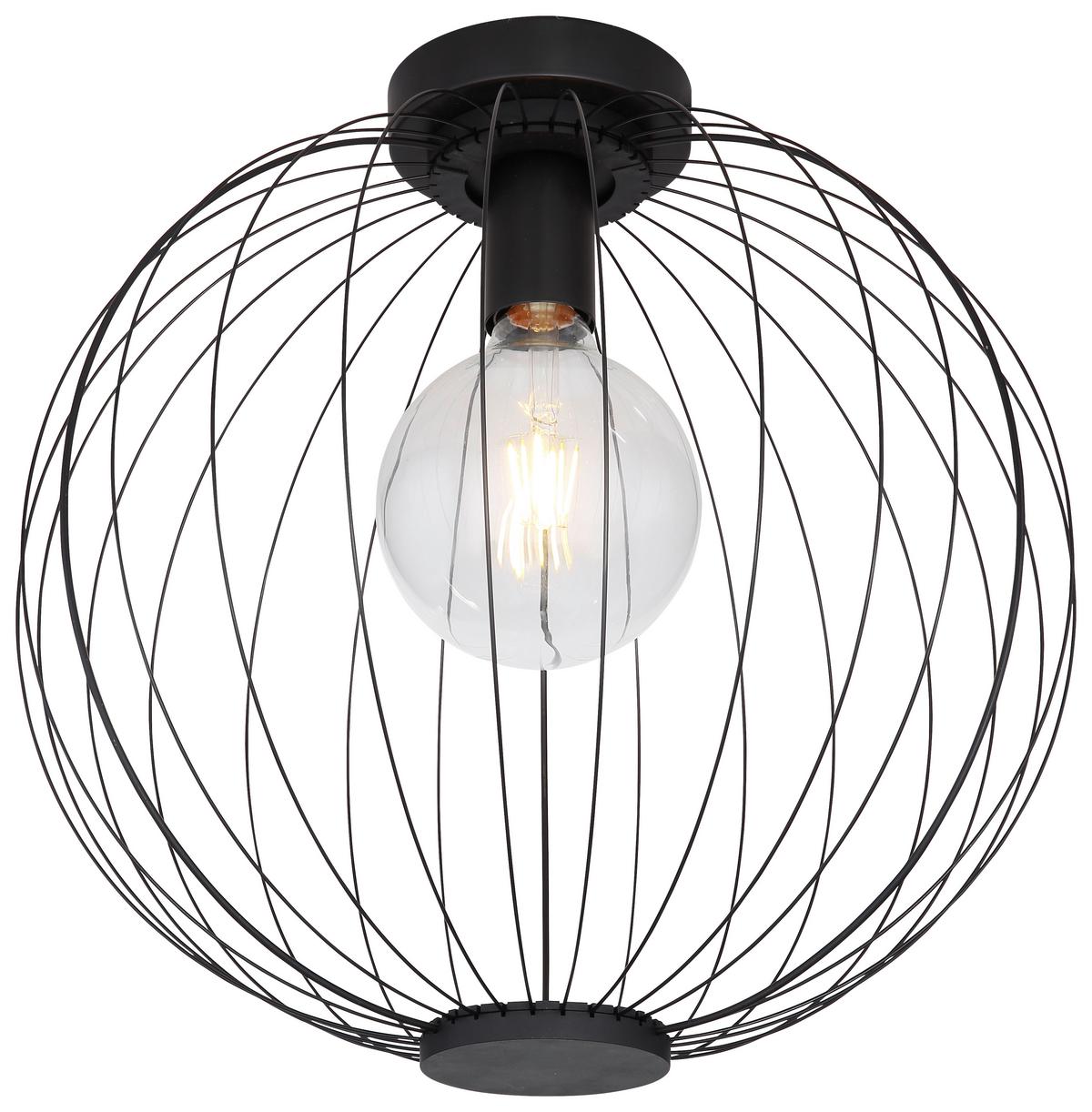 Svjetiljka Stropna 14013d - crna, Trend, metal (40/37,5cm) - Globo