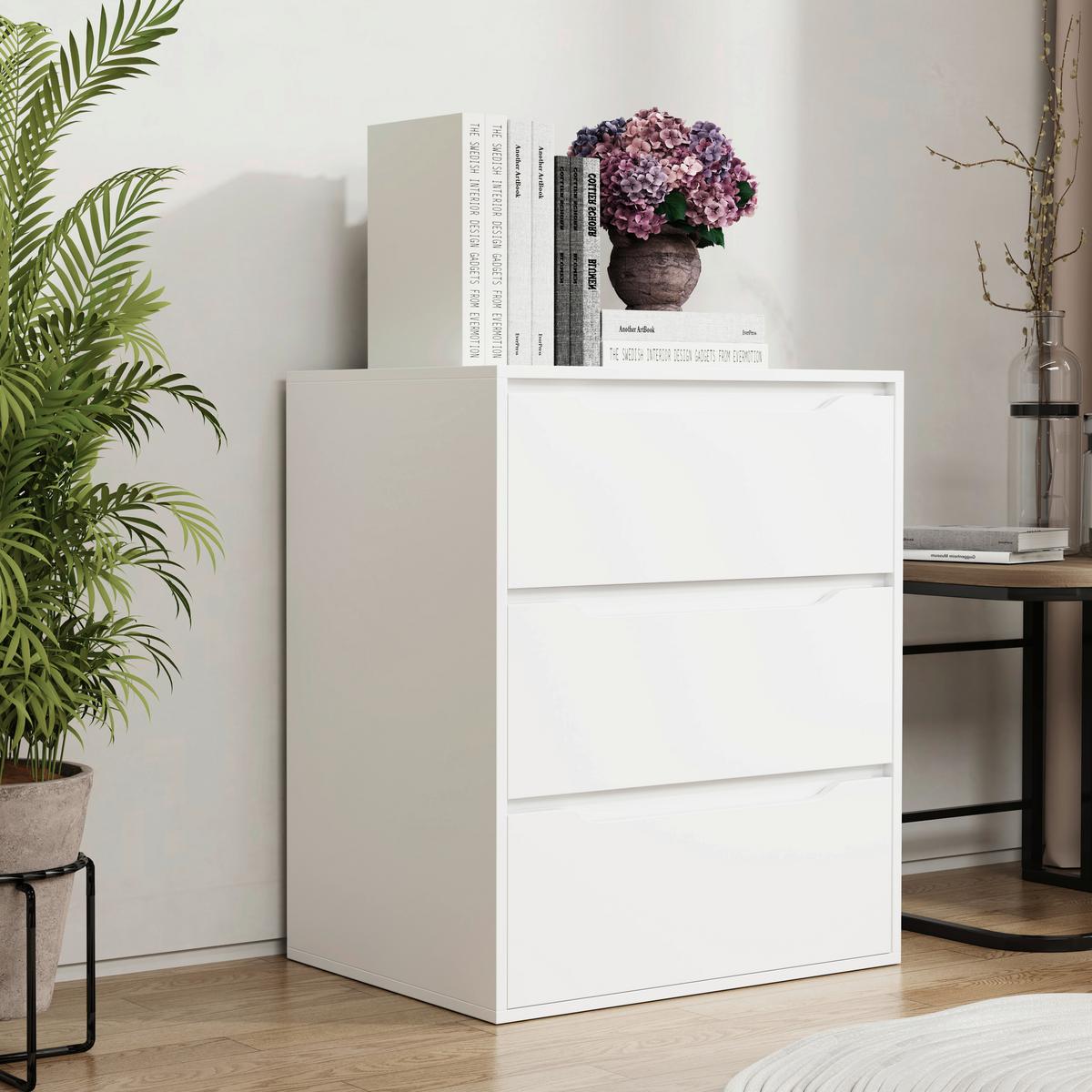 BADEZIMMER 5-TLG. WASCHPLATZ "BITILA 80" - Honigeiche/Weiss, Modern, Glas/Keramik (150cm) - MID.YOU