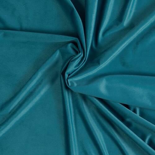 Fertigvorhang Bianca Samtoptik ca. 140x245cm - Jadegrün, KONVENTIONELL, Textil (140/245cm) - Modern Living