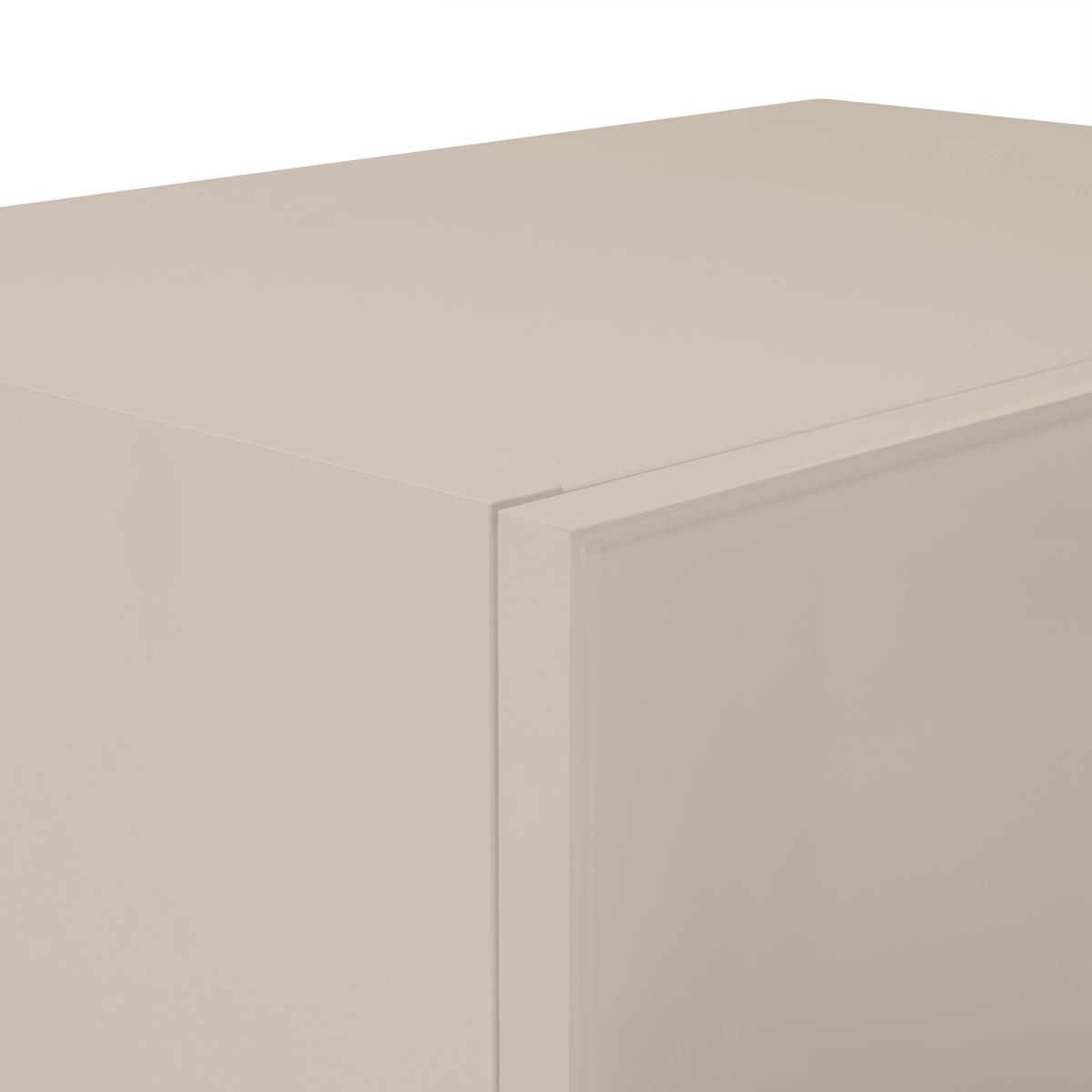 Hängeelement Siena Kaschmir - Chromfarben/Kaschmir, MODERN, Glas/Holzwerkstoff (45/125/32cm) - Premium Living