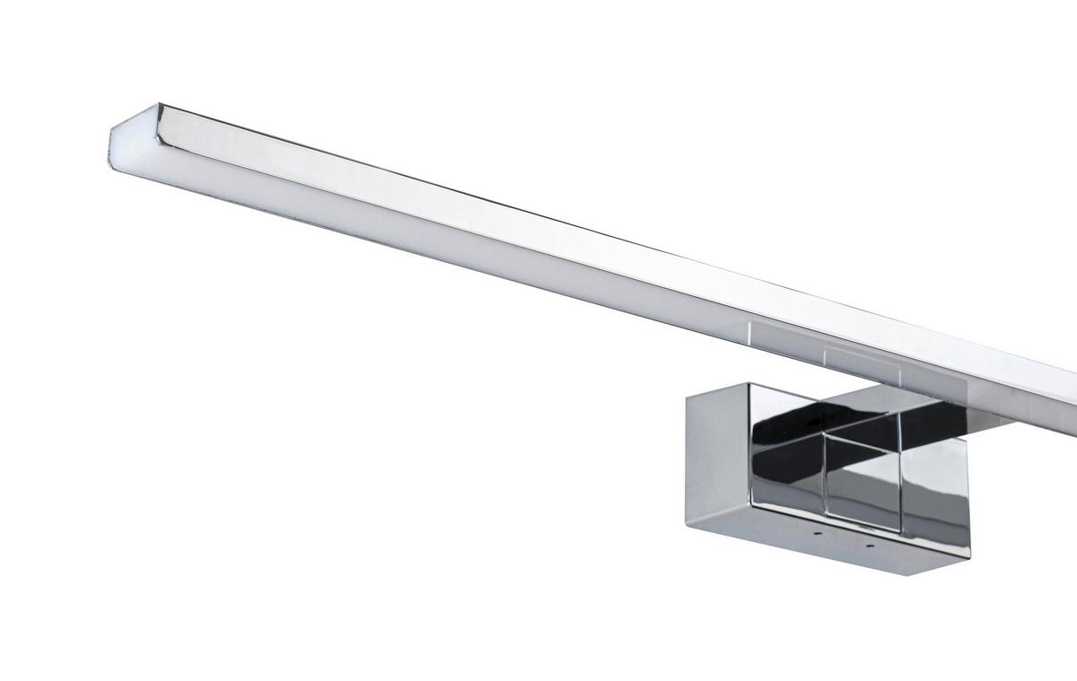 Stenska Svetilka Za Kopalnico Momu - barve kroma/barve aluminija, Moderno, kovina/umetna masa (75/12,8/5,1cm) - Mömax