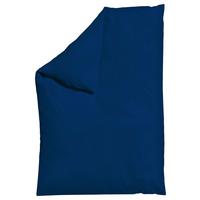 Bettdeckenbezug Woven Satin Dunkelblau ca. 135-140x200cm - Dunkelblau, Basics, Textil (135-140/200cm) - Schlafgut