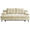Canapea extensibila PERLA - crem, Konventionell, textil (203/94/96cm)