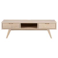 Tv-szekrény A-Line - tölgyfa/fehér, faalapú anyag/fa (150/45/40cm)