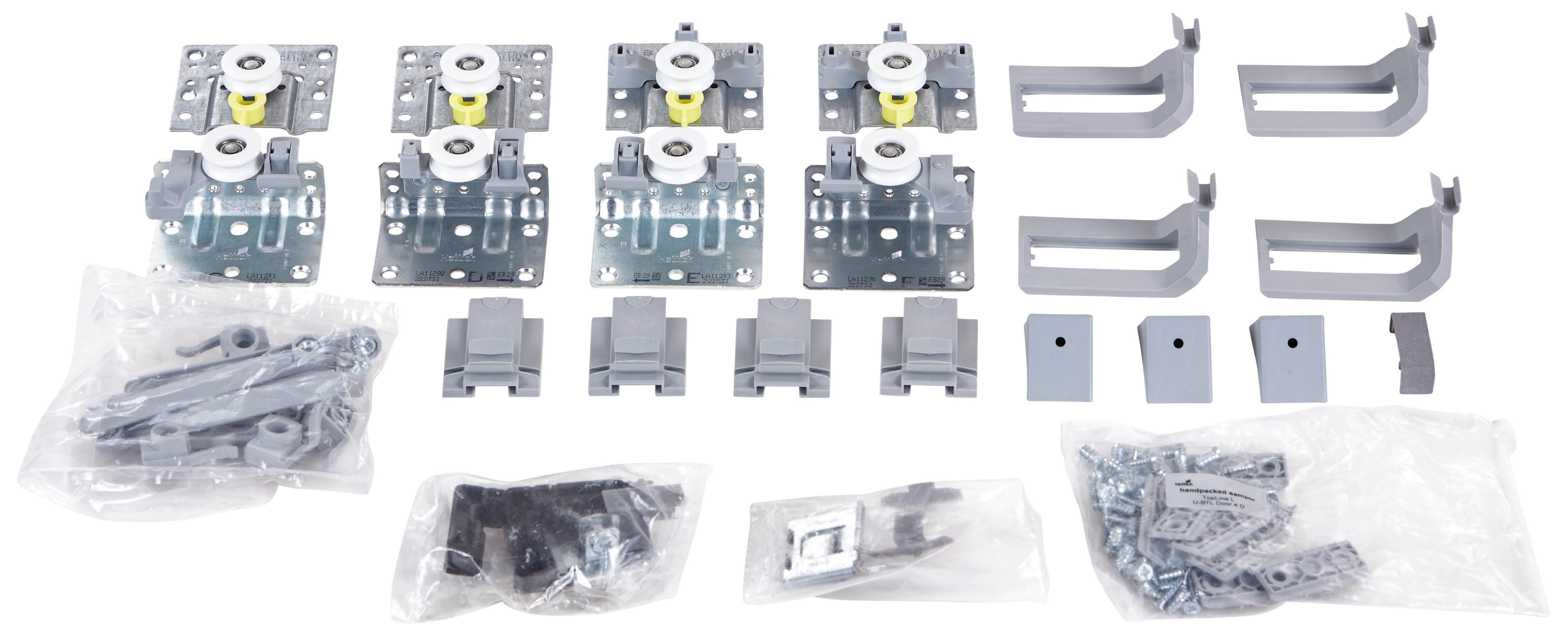 Montagepaket Unit in Schwarz - Schwarz, MODERN, Kunststoff/Metall - Based