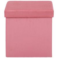 Sitzbox Cord aus Kord in Altrosa - Altrosa, Textil (38/38/38cm) - Mömax