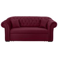 Zofa S Posteljno Funkcijo Cupido, Rdeča - rdeča/črna, Design, tekstil/les (213/86/99cm) - MID.YOU