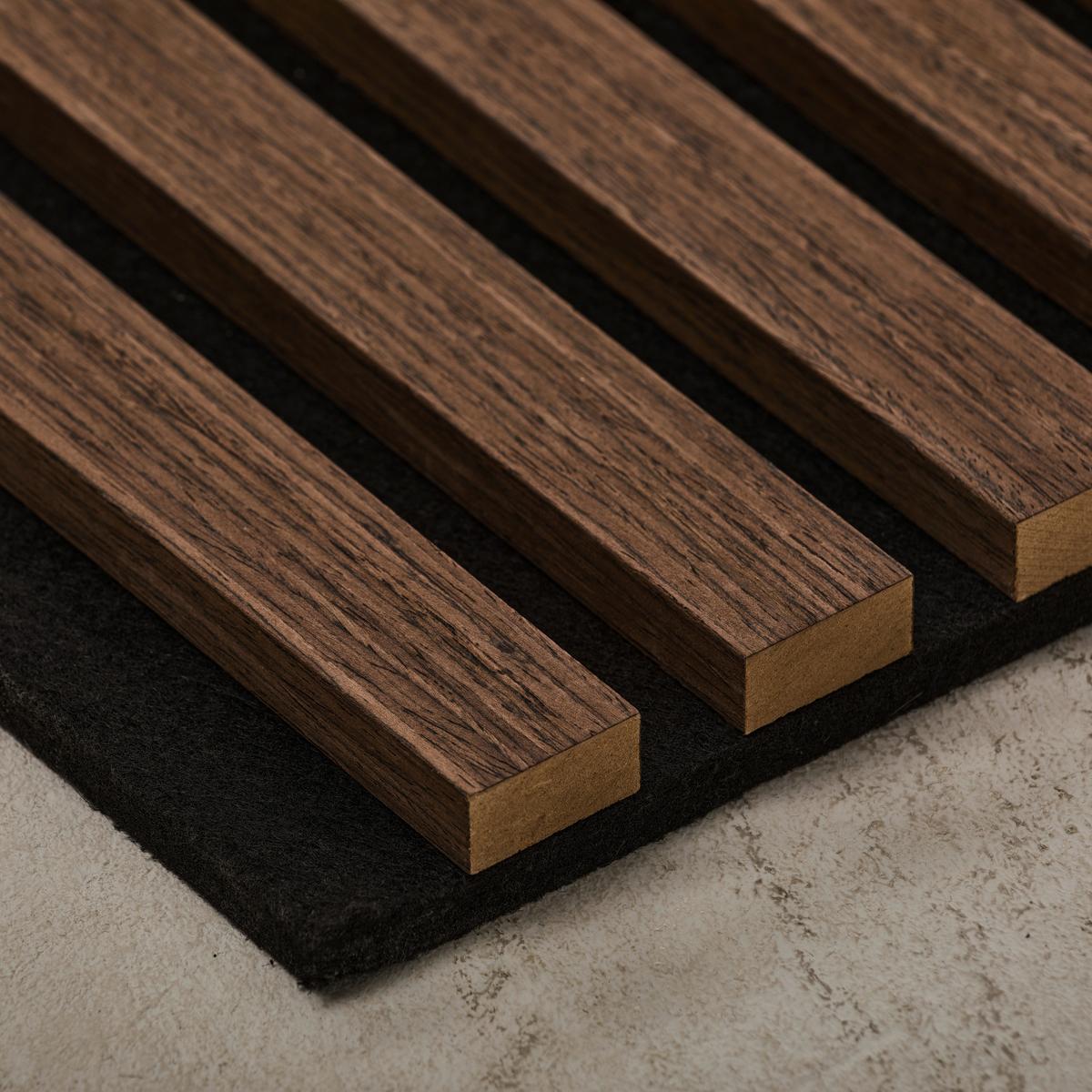 PANEL AKUSTYCZNY AKUSTEA - czarny/szary, Trend, materiał drewnopochodny/tworzywo sztuczne (60/120/2,1cm) - Boxxx