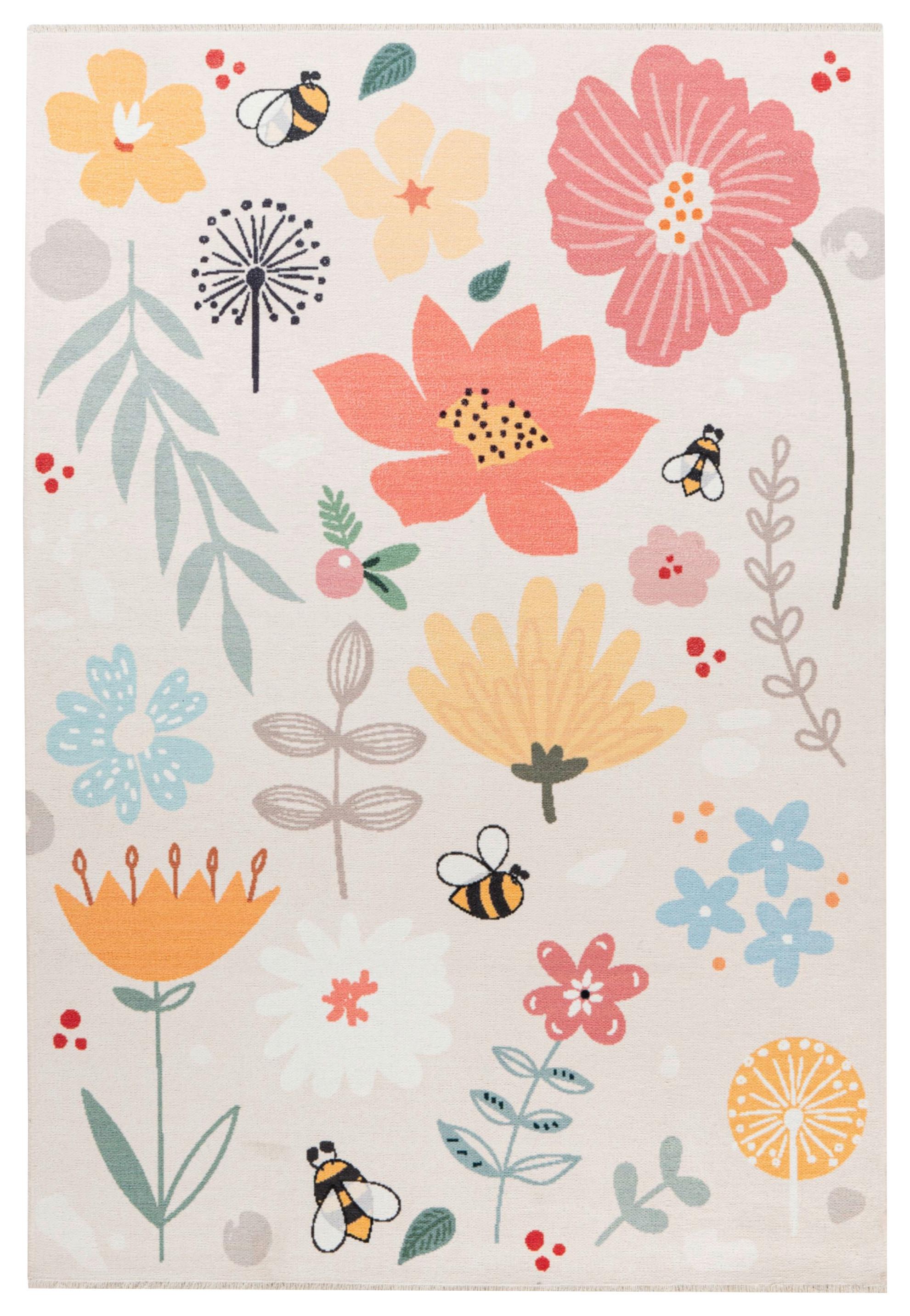 Kinderteppich GRE623FLOW155230 Multicolor ca. 155x230cm - Multicolor, Design, Textil (155/230cm) - Obsession