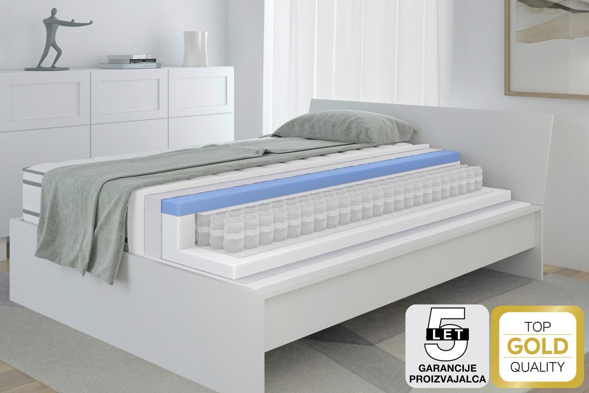 Vzmetnica Premium Emporio Lux, 90x200 Cm - (90/200cm) - Premium Living