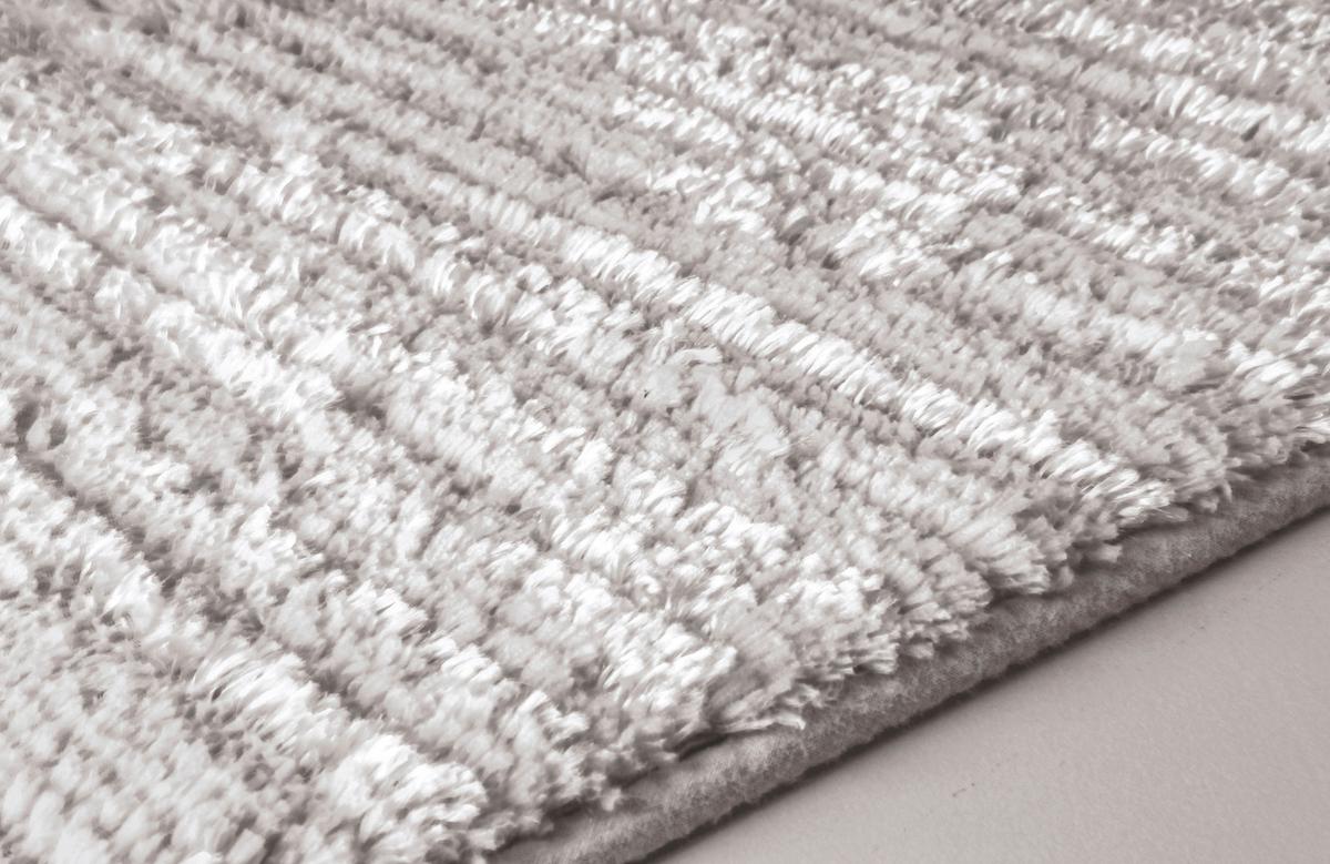 DYWANIK ŁAZIENKOWY GLOW - antracytowy/szary, Basics, tkanina (70/120cm) - Kleine Wolke