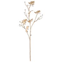 Umetna Rastlina Blattzweig I - zlate barve, Basics, umetna masa (84cm) - Mömax