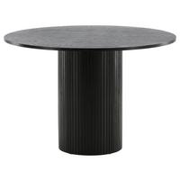 ESSTISCH BIANCA - Schwarz, Design, Holzwerkstoff (110/110/75cm) - Livetastic