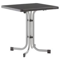 GARTENTISCH 488022 - Graphitfarben, MODERN, Holzwerkstoff/Metall (70/70/72cm) - Sieger