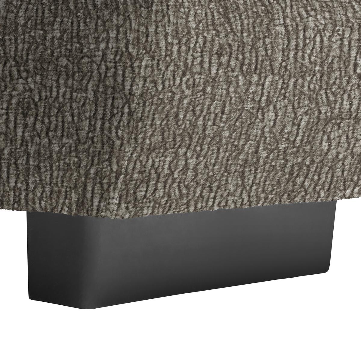 Wohnlandschaft Vivo Dunkelgrau - Dunkelgrau/Schwarz, MODERN, Kunststoff/Textil (317/63/179cm) - Premium Living