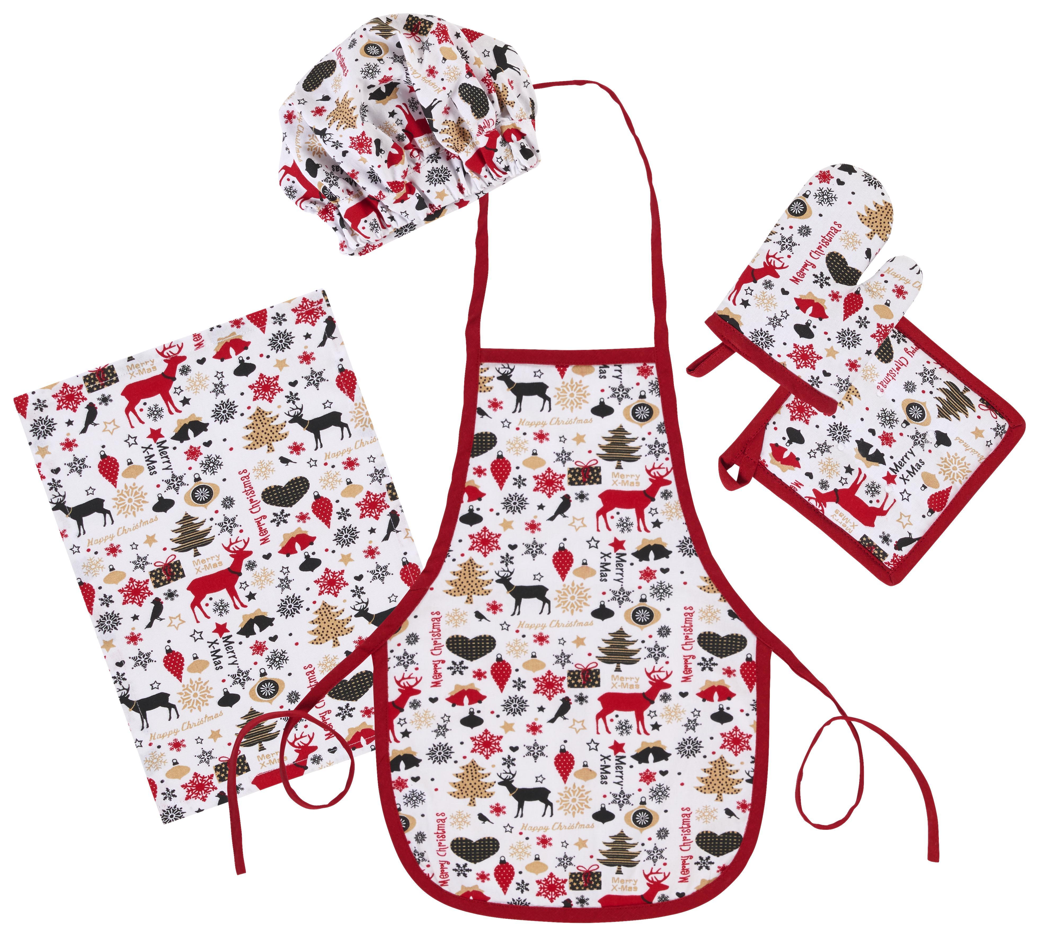 Kinderschürze Grete in Bunt, 5-teilig - Multicolor, Textil (30/45cm) - Mömax modern living