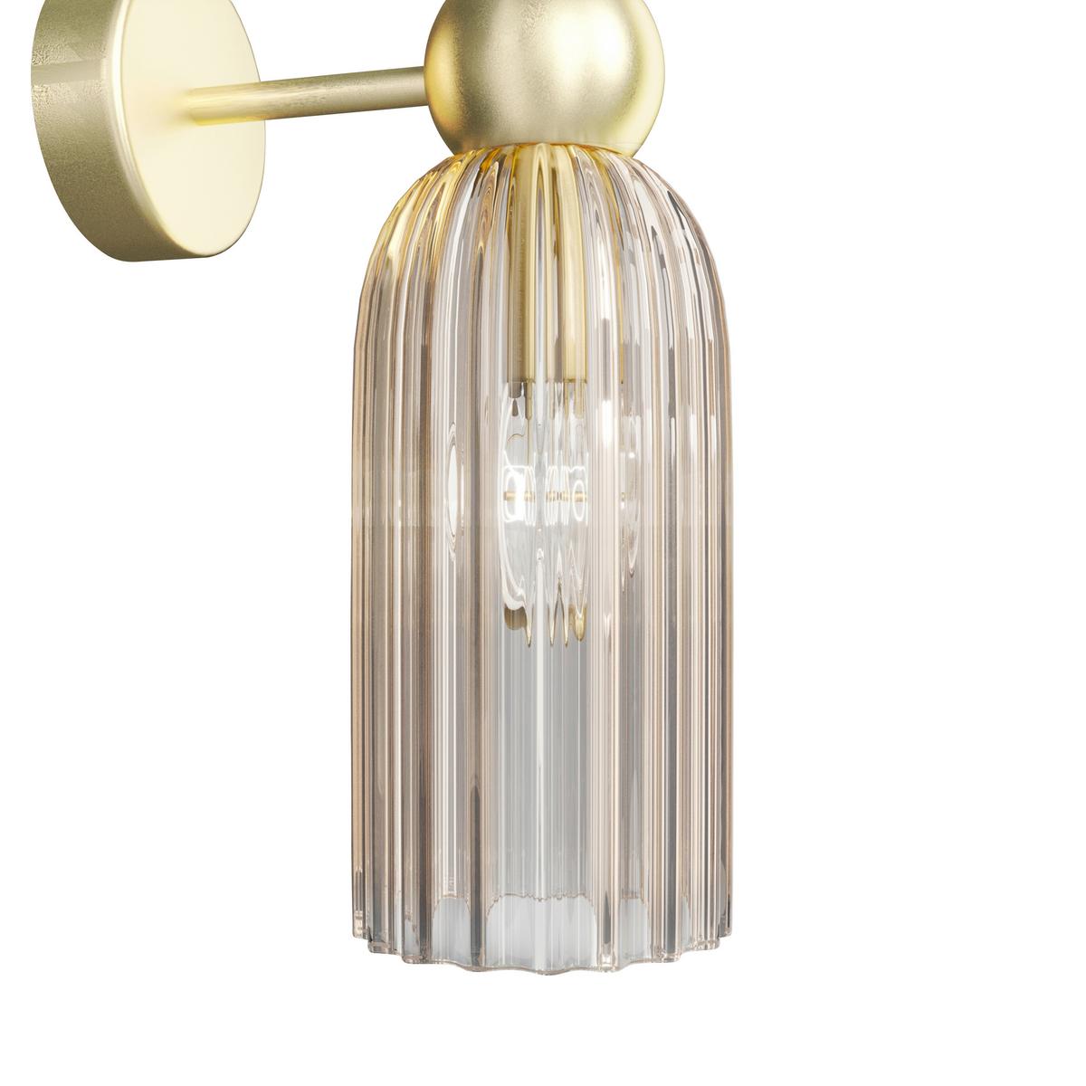Wandleuchte Antic Goldfarben max. 40 Watt - Goldfarben, Glas/Metall (18/43,5/10cm) - MAYTONI