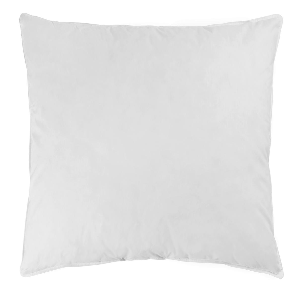 Kopfkissen Luise Hoch ca. 80x80cm - Weiß, Textil (80/80cm) - Premium Living