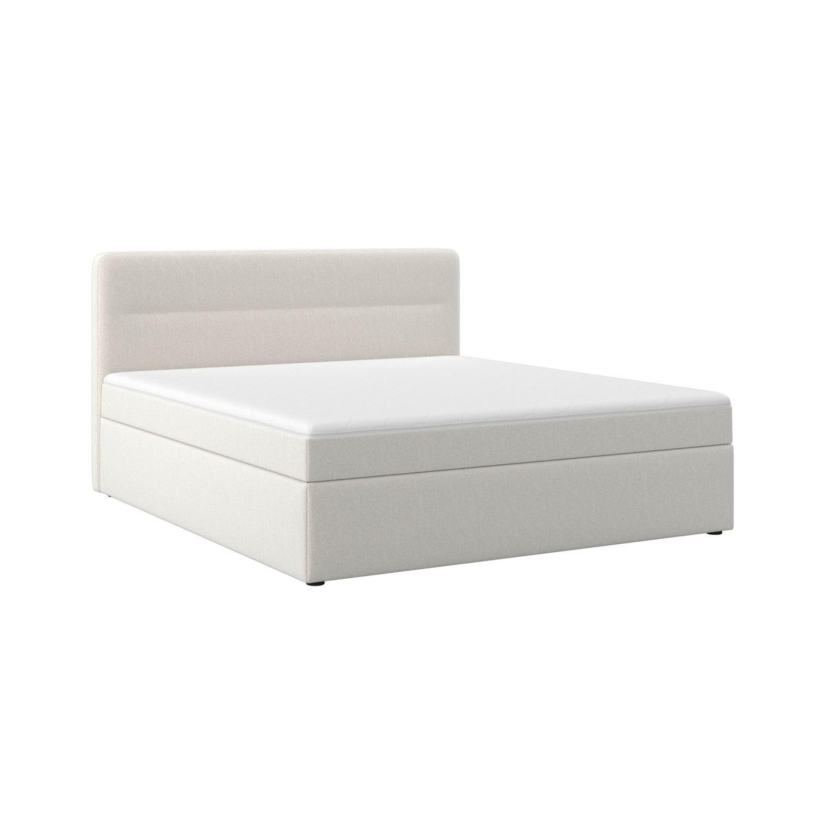 Box Ágy Marco - bézs, Modern, textil/fa (180/200cm) - Bessagi