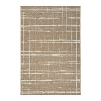 Flachwebeteppich Noah Weiß/Beige ca. 160x230cm - Beige/Weiß, MODERN, Kunststoff (160/230cm) - Mömax